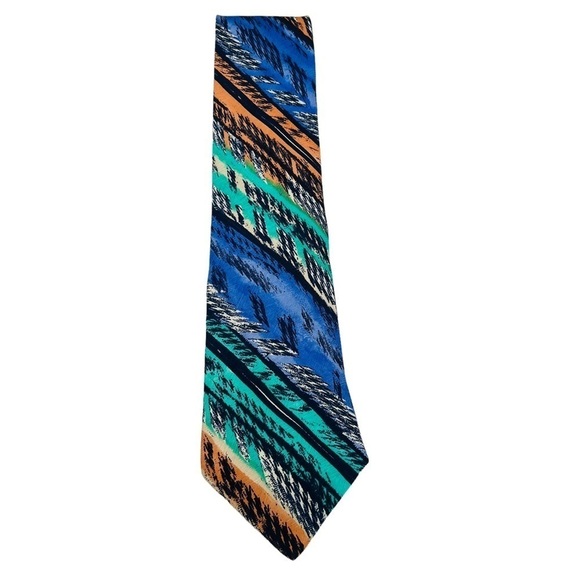MISSONI CRAVATTE ! Men’s Art Deco Abstract Necktie - Picture 5 of 8